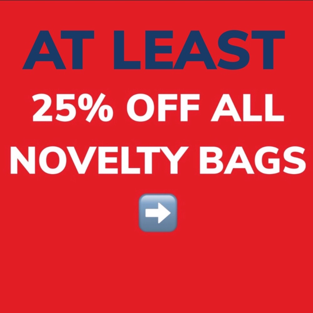 25% Off On All Novelty Bags